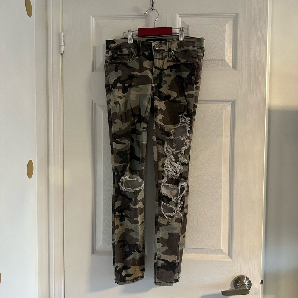Honeybum Camo Skinny Jeans